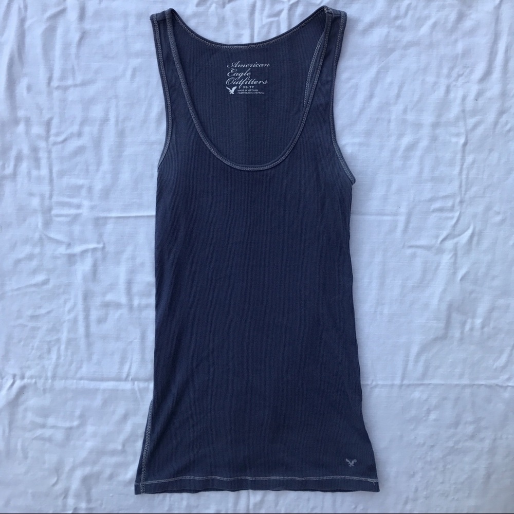 BASIC BLUE TANK TOP